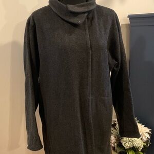 Women’s Dark Gray Funnel Neck Sweater